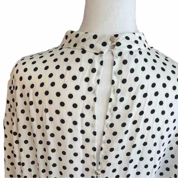 Venus white & black polka dot dress - Picture 5 of 10